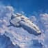 design spaceship, sci fi illustration and sci fi art