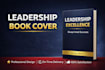 design a professional leadership book cover
