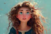 illustrate you as a disney princess or character