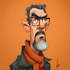 design stunning cartoon caricature logo