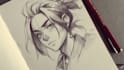 sketch characters into anime style