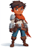 draw 2d game character