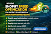 do shopify speed optimization, fix shopify store speed and increase pagespeed