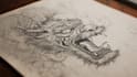 develop custom tattoo design, sketch