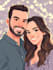 paint custom couple portrait