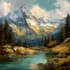 make a landscape digital painting