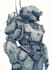 do anime style mecha robot illustrations