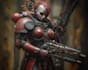 design a warhammer 40k character art