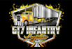 do modern hauling service logo