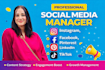 be your social media manager SMM