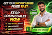 fix shopify bugs, checkout errors and store problems fast