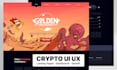 design web3 UI UX landing pages and gamefi interfaces