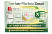 convert PDF to excel or CSV with accurate data cleaning