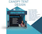 custom professional canopy tent design for your promotions