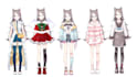 do 2d vtuber anime vtuber live2d vtuber rigging chibi vtuber twich vtuber banner