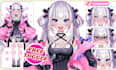 design vtuber model and rig live2d in anime for streaming
