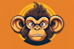 design professional cartoon and mascot monkey logo design