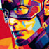 design an amazing superhero pop art