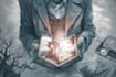 design a premium dark fantasy or gothic romance book cover