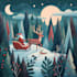 create festive holiday christmas design illustration