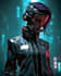 create cyberpunk character art