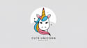 do cute unicorn logo mobile case design 1 day