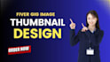 design an awesome clickable youtube thumbnail