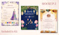 design a custom digital wedding invitation template
