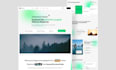 minimal landing page design figma website design
