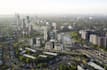 construct 3d business complex,liberty towers,urban tropical,masterplan rendering