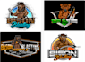 design professional bison logo
