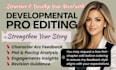 provide story structure editing and developmental feedback for your novel draft