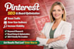 do pinterest SEO optimization invite and create pin boards to boost traffic