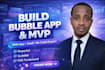 develop bubble io website build bubble app, web app mvp saas, bubble io no