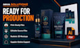design product packaging, box, label and thank you card