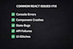 fix react or javascript bugs professionally