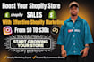 be your shopify marketing expert to boost shopify sales, shopify store promotion