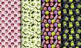 design cartoon seamless patterns for fabric and branding