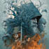 draw fantasy book cover, illustration
