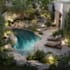 do landscape design, garden design, backyard, pool and terrace