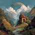 create fantasy landscape illustrations