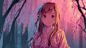 draw original character and anime background