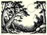 draw high quality linocut illustration for tshirt design