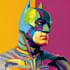 design an amazing superhero pop art