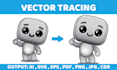 vector tracing your file
