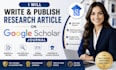write and publish research article on google scholar journal