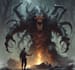 drawing horror and dark illustration