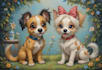 illustrate your pet in disney animation style