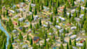 draw rv park map and campground map in vector illustrator