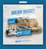 design modern real estate flyer for property listing